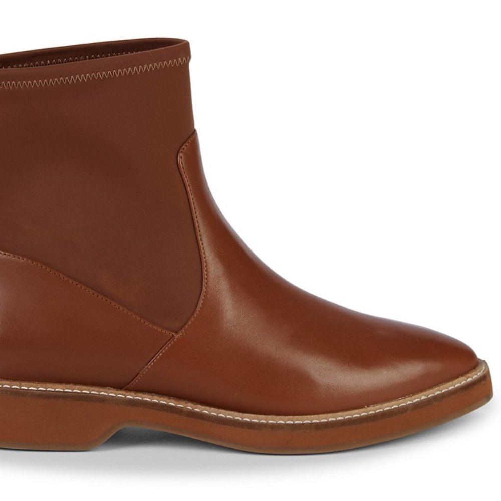 Cole Haan Go-To Leather Chelsea Boots Color: BISON - Picture 2 of 8